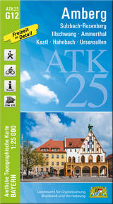 ATK25-G12 Amberg (Amtliche Topographische Karte 1:25000) - 