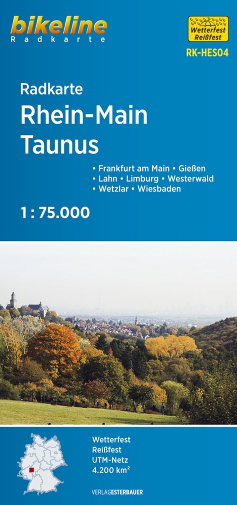 Radkarte Rhein-Main, Taunus (RK-HES04) - 