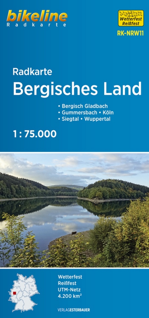 Radkarte Bergisches Land (RK-NRW11) - 