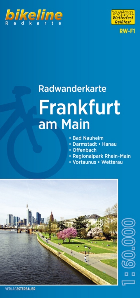 Radwanderkarte Frankfurt am Main - 