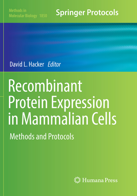 Recombinant Protein Expression in Mammalian Cells - 