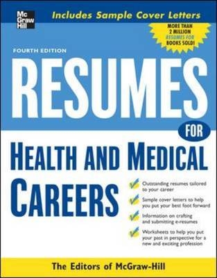 Resumes for Health and Medical Careers -  Editors of VGM Career Books