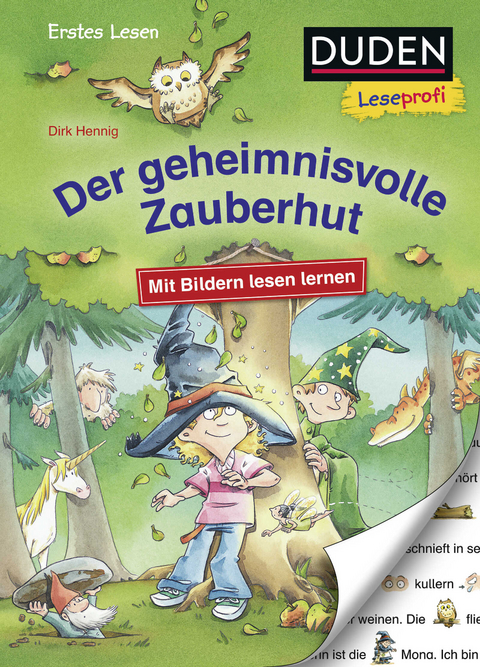 Duden Leseprofi – Mit Bildern lesen lernen: Der geheimnisvolle Zauberhut, Erstes Lesen - Dirk Hennig