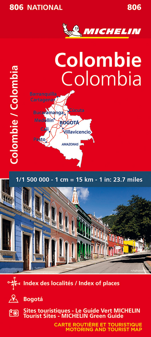 Colombia - Michelin National Map 806 -  Michelin