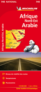 Africa North East, Arabia - Michelin National Map 745 -  Michelin