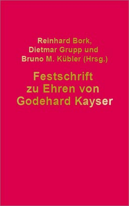 Festschrift für Godehard Kayser - 