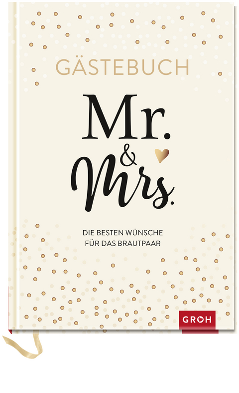 Gästebuch Mr. & Mrs. -  GROH Verlag