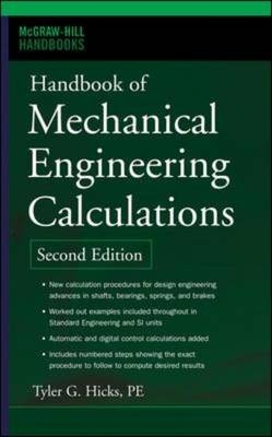 Handbook of Mechanical Engineering Calculations, Second Edition -  Tyler G. Hicks