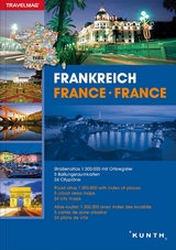 Reiseatlas Frankreich 1:300.000 - 