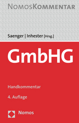 GmbHG - Saenger, Ingo; Inhester, Michael