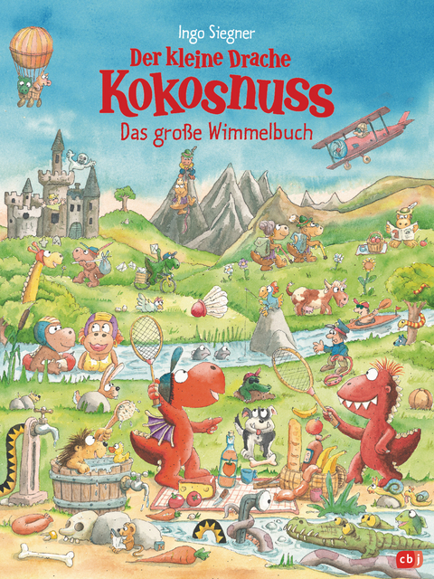 Der kleine Drache Kokosnuss - Das große Wimmelbuch - Ingo Siegner
