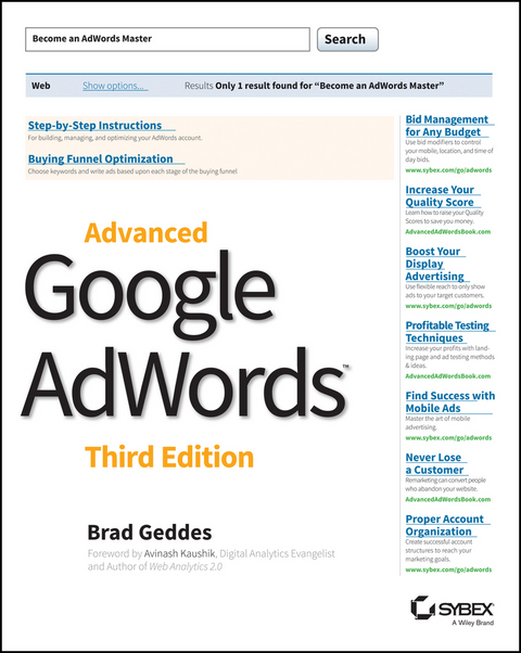 Advanced Google AdWords -  Brad Geddes