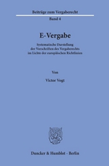 E-Vergabe. - Victor Vogt