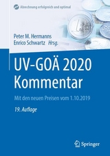 UV-GOÄ 2020 Kommentar - Hermanns, Peter M.; Schwartz, Enrico