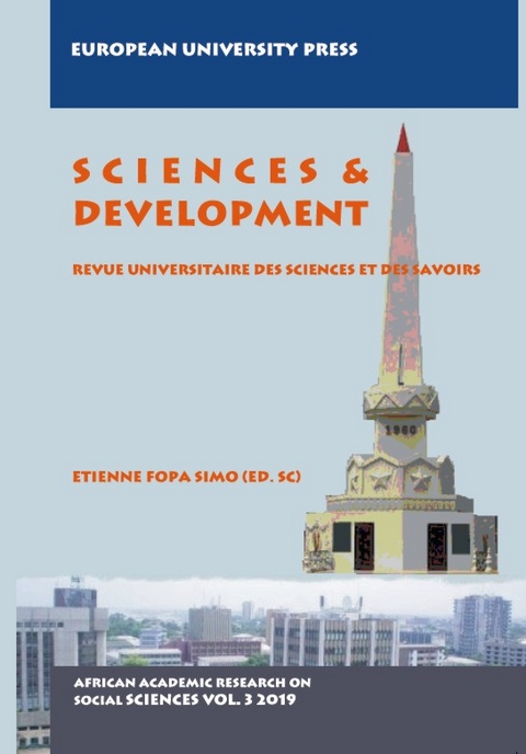 SCIENCES AND DEVELOPEMENT - REVUE UNIVERSITAIRE DES SCIENCES ET DES SAVOIRS 3/2019 - 