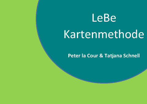 LeBe Kartenmethode - Peter la Cour, Tatjana Schnell