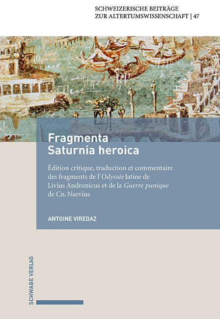 Fragmenta Saturnia heroica - Antoine Viredaz