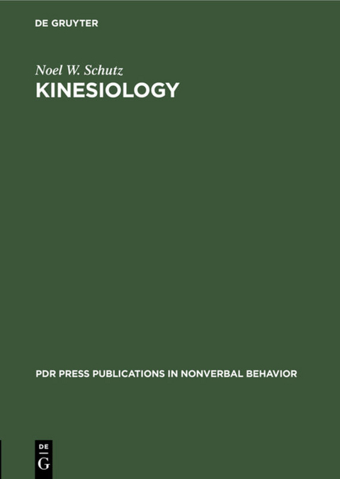 Kinesiology - Noel W. Schutz