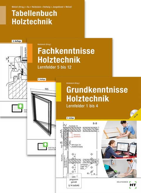 Paketangebot Holztechnik III - Günther Au, Henner Behre, Eberhard Berghäuser, Kerstin Böttcher, Michael Brinkschröder, Stephan Dyck, Ingken Freiling, Peter Hansen, Udo Hauser, Erich Heidsieck, Gudrun Heidsieck, Uwe Hellwig, Hans Höpken, Johannes Jungebloed, Gabriele Kaufmann, Franz Kitzhöfer, Annette Dr. Laugwitz, Michael Ludolph, Anne-Britt Mahler, Olaf Maier, Uta Mailänder, Katrin Meier, Uwe Dr. Noldt, Günter Parey, Sonja Tewes, Ole Welzel, Ernst-Dietrich Wolff