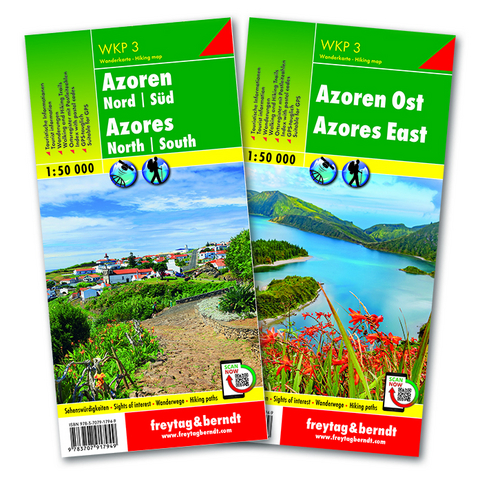 Azoren, Wanderkarten-Set 1:50.000, WKP 3 - 