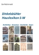Dinkelsbühler Hauslexikon S-W