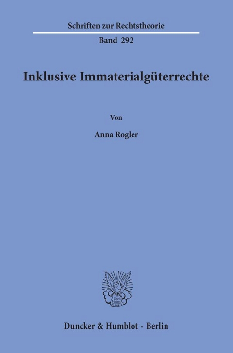 Inklusive Immaterialgüterrechte. - Anna Rogler