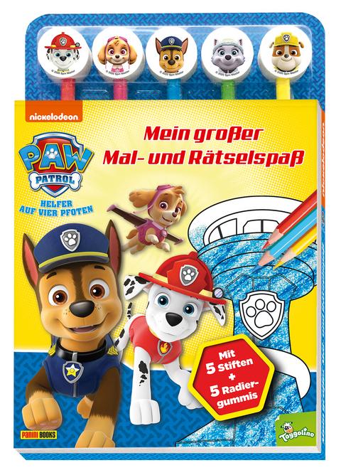 PAW Patrol: Mein großer Mal- und Rätselspaß -  Panini