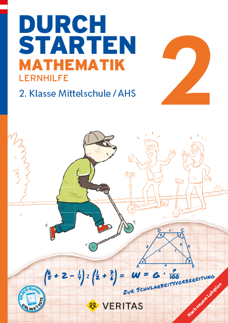 Durchstarten Mathematik 2. Klasse Mittelschule/AHS Lernhilfe - Markus Olf