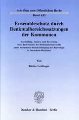 Ensembleschutz durch Denkmalbereichssatzungen der Kommunen. - Tobias Leidinger