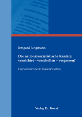 Die nationalsozialistische Kantate: vernichtet – verschollen – vergessen? - Irmgard Jungmann