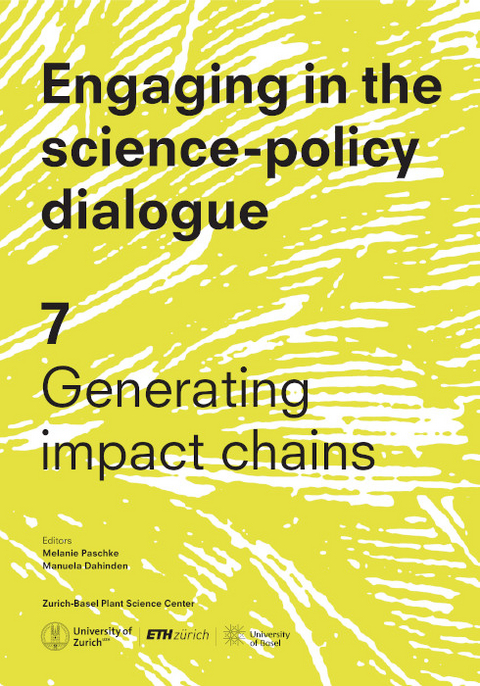 Engaging in the science-policy dialogue - 