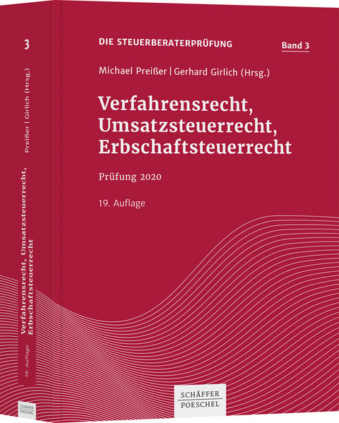 Verfahrensrecht, Umsatzsteuerrecht, Erbschaftsteuerrecht - 