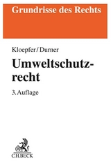 Umweltschutzrecht - Kloepfer, Michael; Durner, Wolfgang