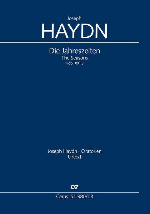 Die Jahreszeiten (KIavierauszug) - Joseph Haydn