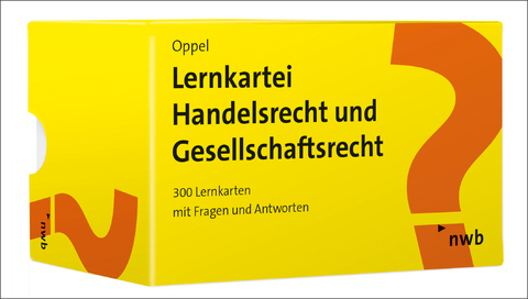 Lernkartei Handelsrecht und Gesellschaftsrecht - Florian Oppel