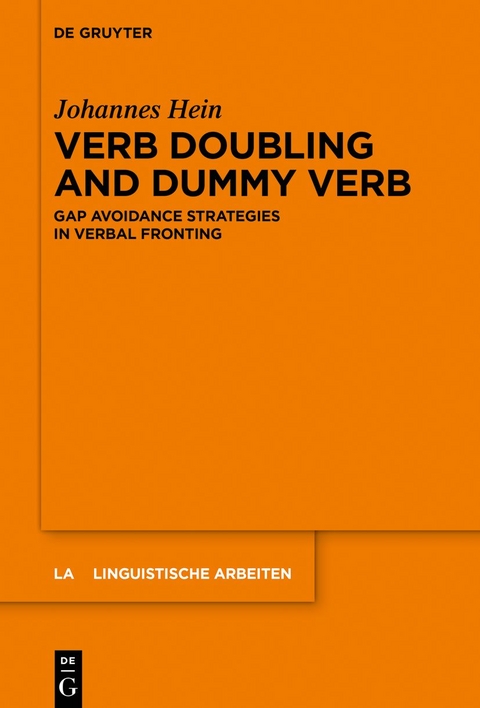 Verb Doubling and Dummy Verb - Johannes Hein