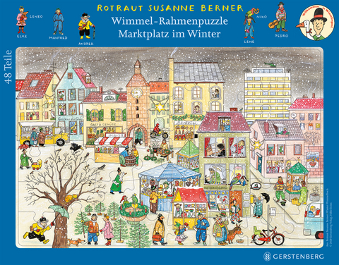 Wimmel-Rahmenpuzzle Marktplatz im Winter (Kinderpuzzle) - Rotraut Susanne Berner