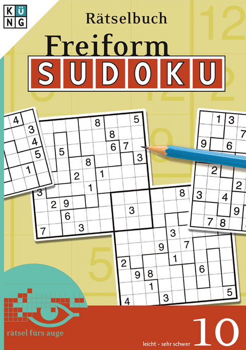 Freiform-Sudoku 10 Rätselbuch