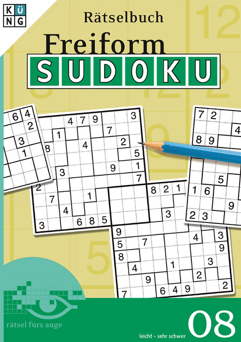 Freiform-Sudoku 08 Rätselbuch