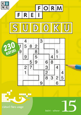 Freiform-Sudoku 15 Taschenbuch