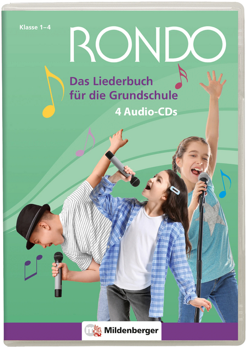 RONDO - Das Liederbuch für die Grundschule - 4 Audio CDs - 