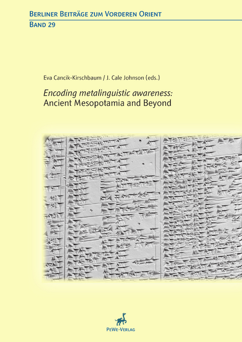 Encoding metalinguistic awareness: - 