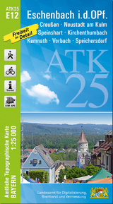 ATK25-E12 Eschenbach i.d.OPf. (Amtliche Topographische Karte 1:25000) - 