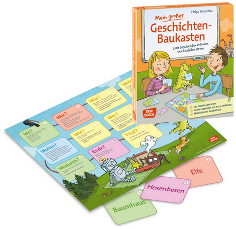 Mein großer Geschichten-Baukasten zum Geschichten erfinden und Erzählen lernen - Helga Gruschka