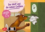 Der Wolf und die sieben Geißlein. Kamishibai Bildkartenset - Brüder Grimm