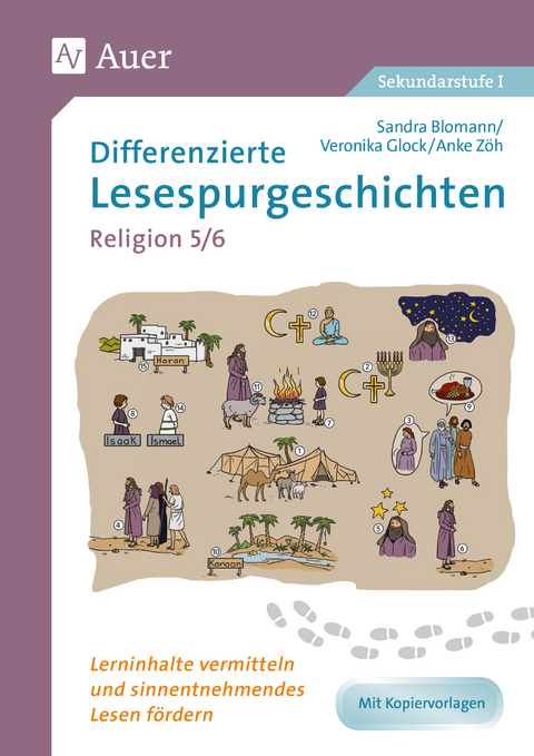 Differenzierte Lesespurgeschichten Religion 5-6 - Sandra Blomann, Veronika Glock, Anke Zöh