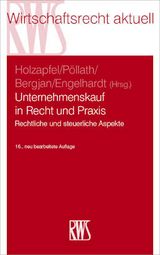 Unternehmenskauf in Recht und Praxis - Holzapfel, Hans-Joachim; Pöllath, Reinhard; Bergjan, Ralf; Engelhardt, Timo