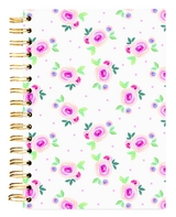 Hard Bound Journal: Watercolour Roses – Hardcover-Notizbuch mit stabiler Ringbindung
