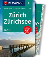 KOMPASS Wanderführer Zürich, Zürichsee, 50 Touren mit Extra-Tourenkarte - Franz Wille
