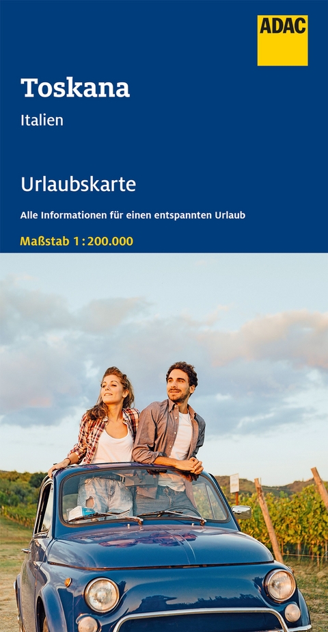 ADAC Urlaubskarte Toskana 1:200.000